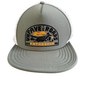 Patagonia Duckbill Trucker Hat “Unpave The Roads” Sedge Green